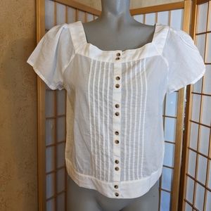 PrAna, white top, NEW with tags, small.